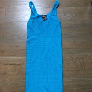 Turquoise blue Bebe dress size P/S
